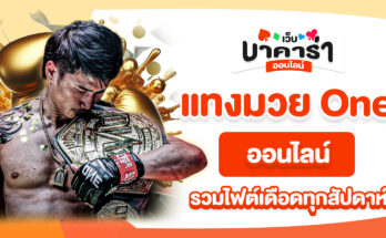 แทงมวย One ออนไลน์